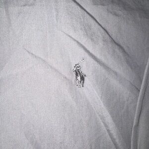 Ralph Lauren Light Gray Polo with Logo size 16.5 34/35